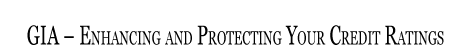 GIA, Inc., Enhancing and Protecting your Credit Ratings